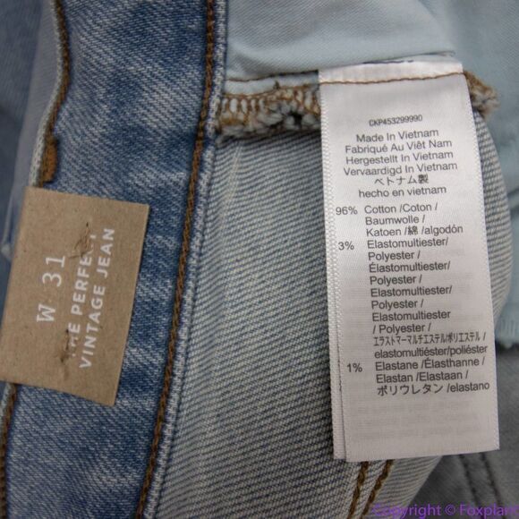 NEW Madewell The Perfect Vintage Jean in Coffey Wash: Worn-In Edition, 31 - Picture 16 of 16